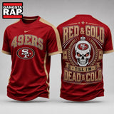 San Francisco 49ers NFL Till I’m Dead Forever Skull Fan Pride 3D Shirt, Football New Design Shirt Hoodie T-Shirt