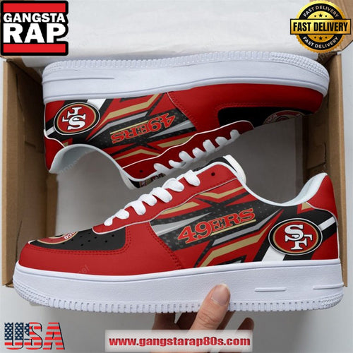 San Francisco 49ers NFL Unique Sports Design Air Force 1 Sneakers Shoes