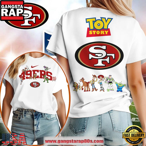 San Francisco 49ers NFL x Toy Story New Design Women 3D Shirt