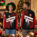 San Francisco 49ers Skull And Stripes Ugly Christmas Sweater