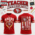 San Francisco 49ers x Teacher Appreciation Night 2026 Limited Edition Hoodie T-Shirt