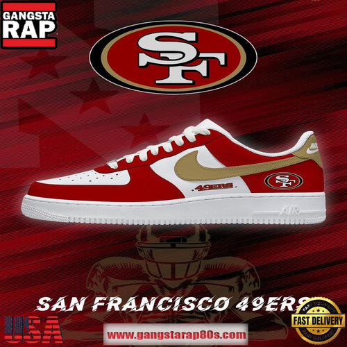 San Francisco Football Limited NFL Air Force 1 Sneakers Shoes
