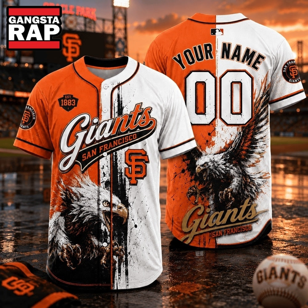 San Francisco Giants 2026 MLB Eagle America Personalized Baseball Jersey