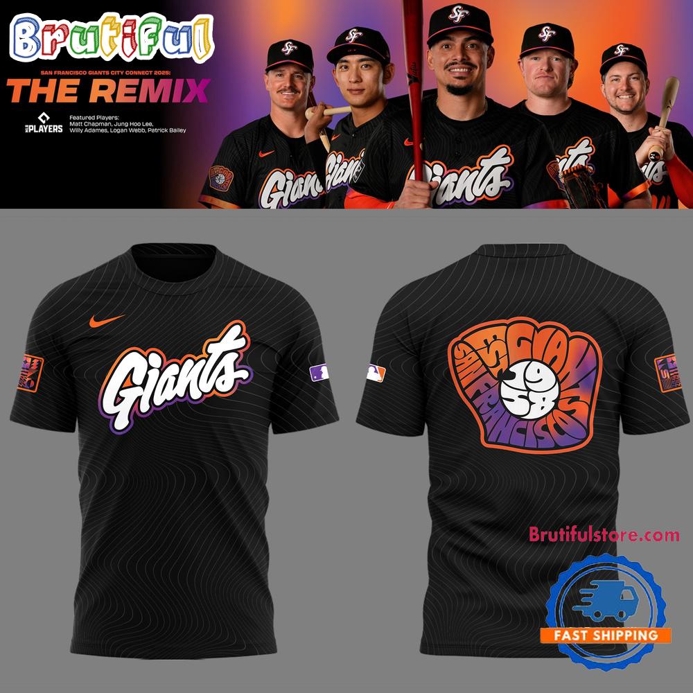 San Francisco Giants Baseball City Connect 2.0 The Remix All Over Print Shirt