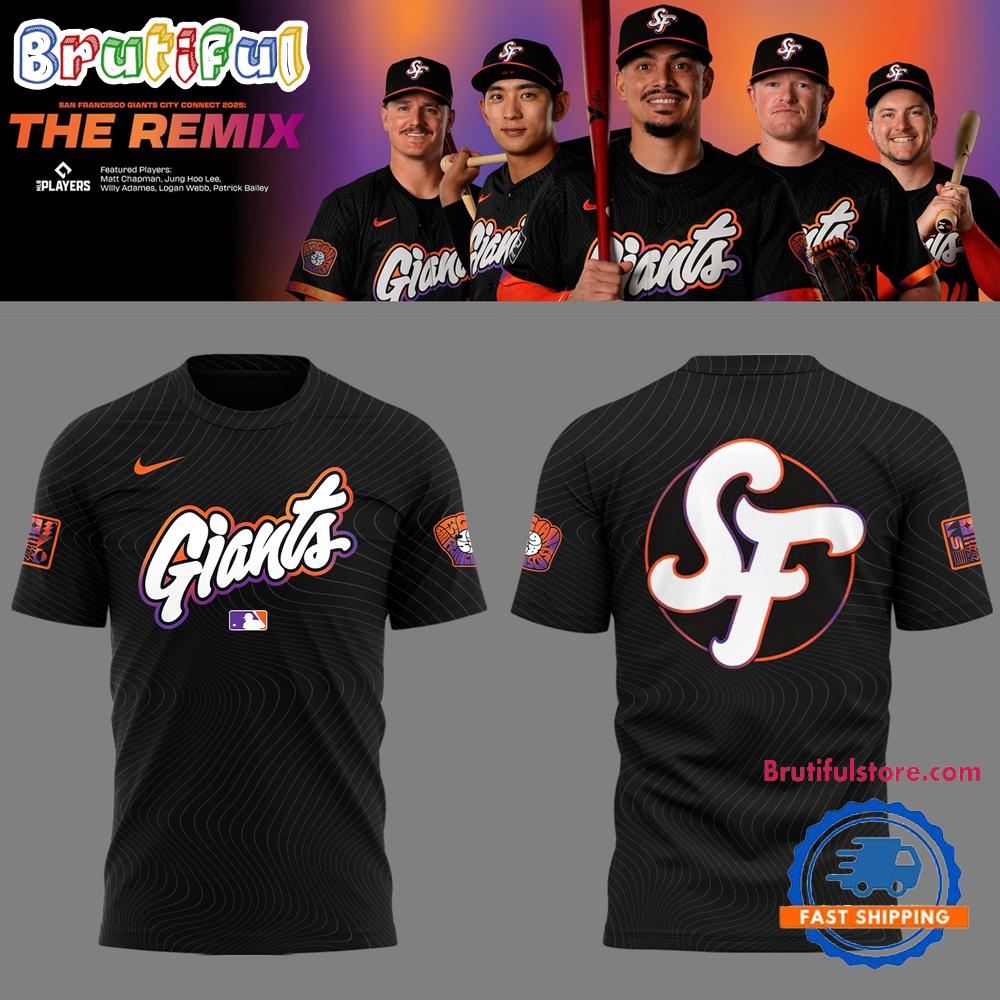 San Francisco Giants Baseball City Connect 2.0 The Remix Hoodie T-Shirt
