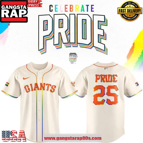 San Francisco Giants Celebrate Pride 2025 Baseball Jersey Shirt