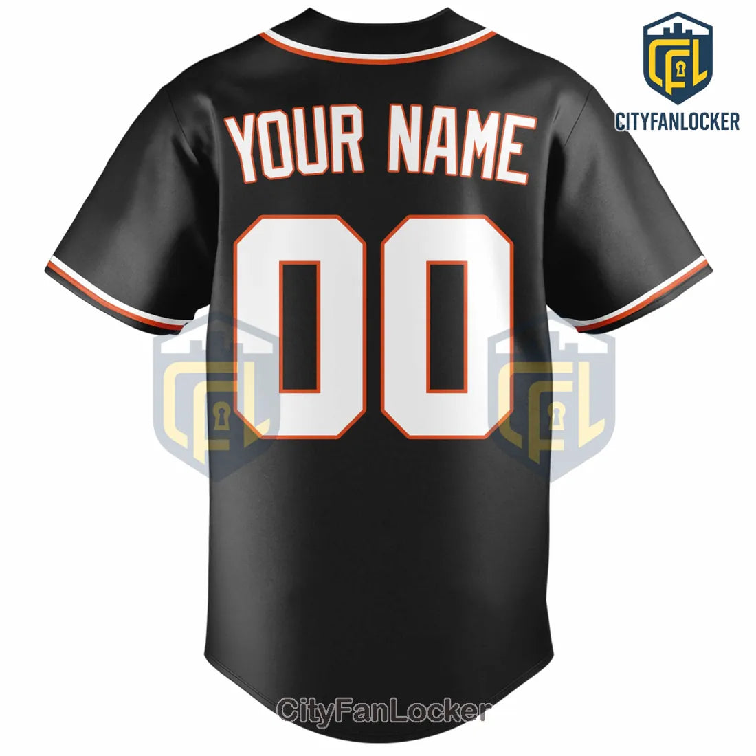 San Francisco Giants Custom Black Baseball Jersey