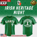 San Francisco Giants Irish Heritage Night 2025 Baseball Jersey Shirt
