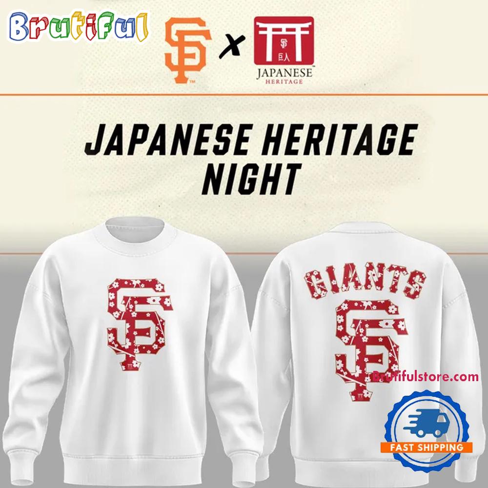 San Francisco Giants Japanese Heritage Hoodie T-Shirt