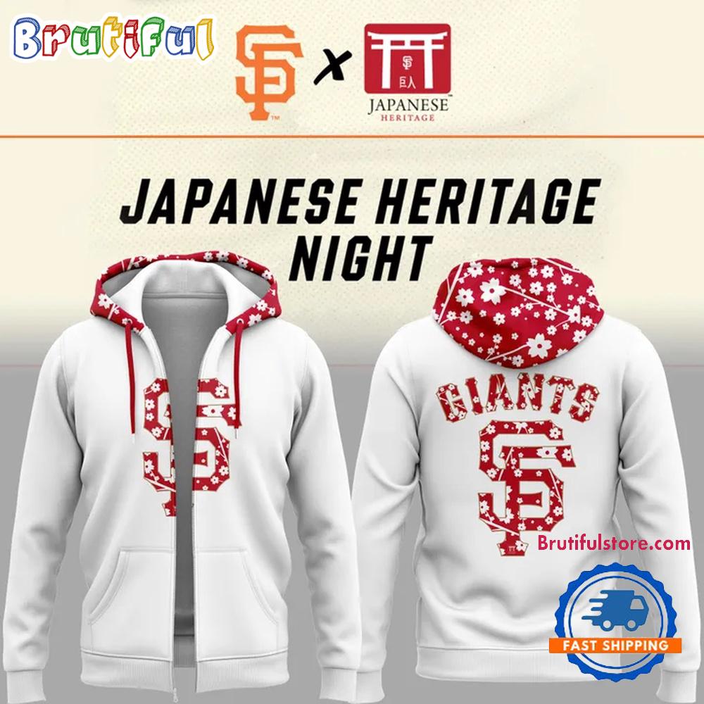 San Francisco Giants Japanese Heritage Hoodie T-Shirt