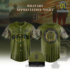 San Francisco Giants Military Appreciation 2026 America 250 Baseball Jersey
