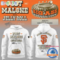 San Francisco Giants MLB 2025 x Post Malone Big Ass Stadium Tour 2025 White Hoodie