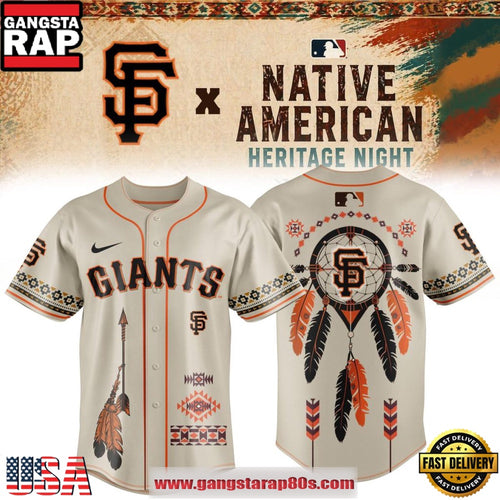San Francisco Giants Native American Heritage Night 2026 Special Edition Baseball Jersey