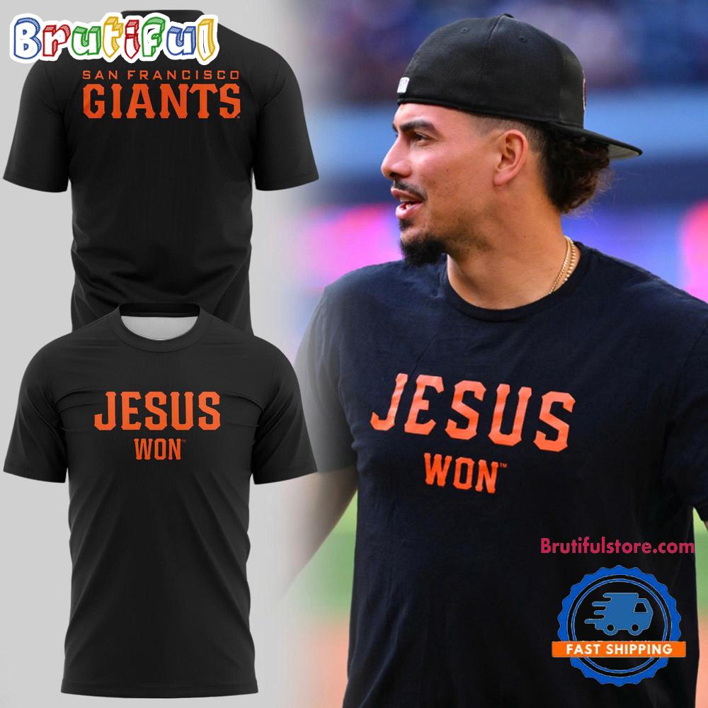 San Francisco Giants Special Edition Jesus Won 3D Shirt