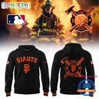San Francisco Giants x Firefighter Appreciation Night Black Hoodie T-Shirt