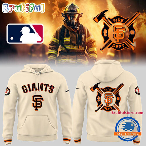 San Francisco Giants x Firefighter Appreciation Night Hoodie T-Shirt