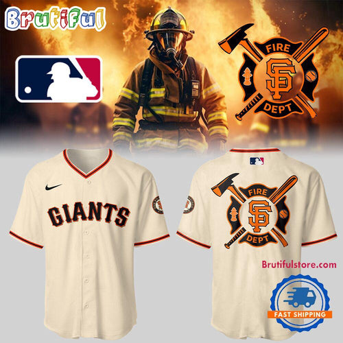 San Francisco Giants x Firefighter Appreciation Night Jersey Shirt
