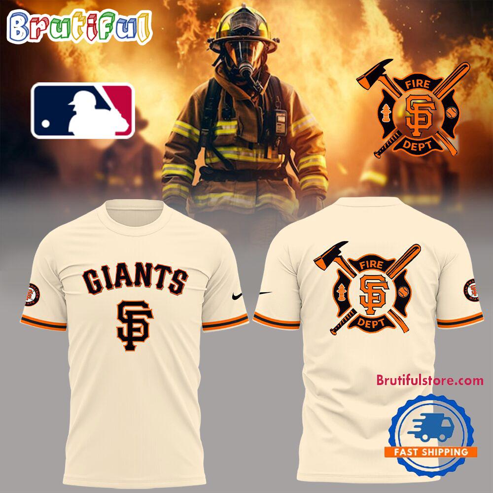 San Francisco Giants x Firefighter Appreciation Night Hoodie T-Shirt