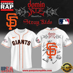 San Francisco Giants x Stray Kids Limited Edition Baseball Jersey Shirt