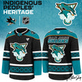 San Jose Sharks 2025 Indigenous People Heritage Hockey Jersey