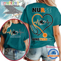 San Jose Sharks NHL Nurse Appreciation Juneteenth Unisex 3D Shirt