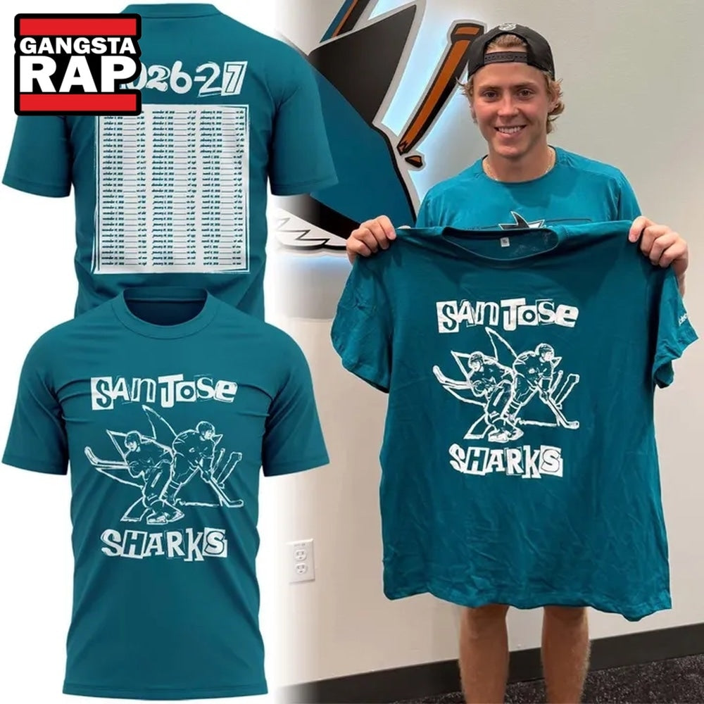 San Jose Sharks Sharks WillMack Concert Limited Edition 2026 T Shirt