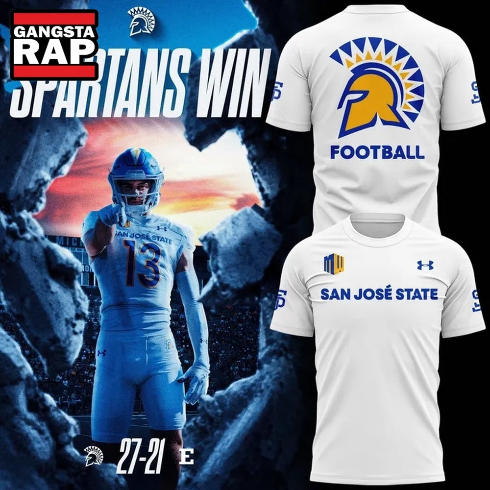 San Jose State Spartans Football New Uniform 2026 T Shirt