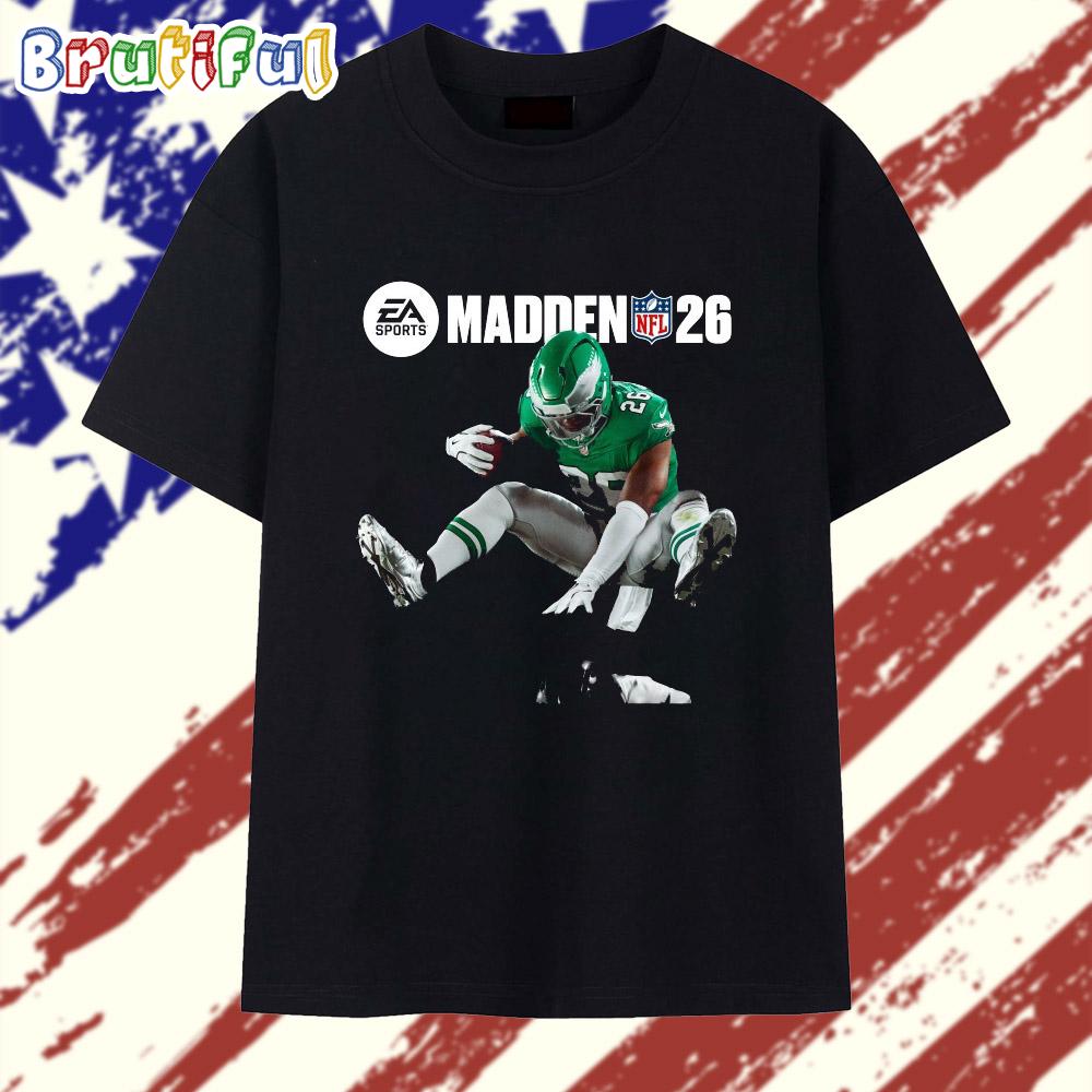 Saquon Barkley makes Madden NFL 26 Cover T Shirt