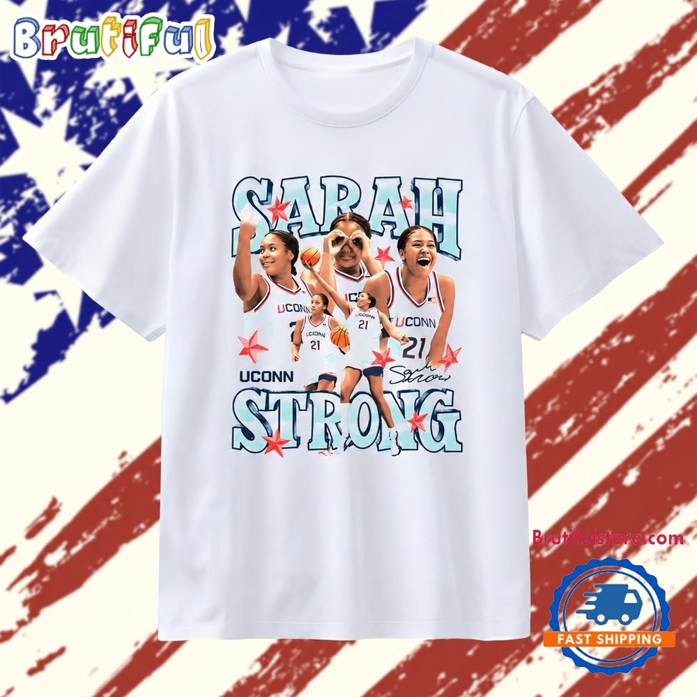 Sarah Strong UConn Huskies Basketball Signature T Shirt