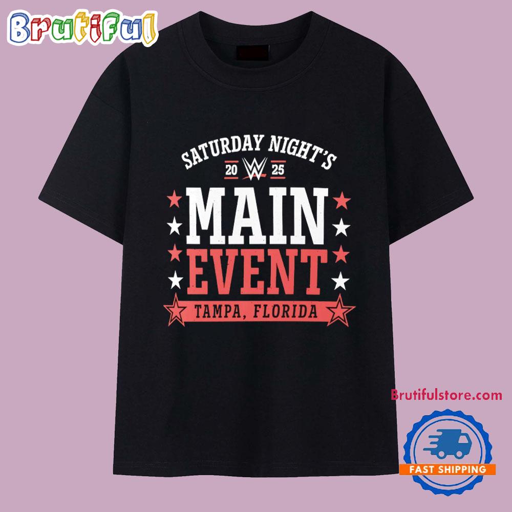Saturday Night’s Main Event 2025 Tampa Florida T Shirt