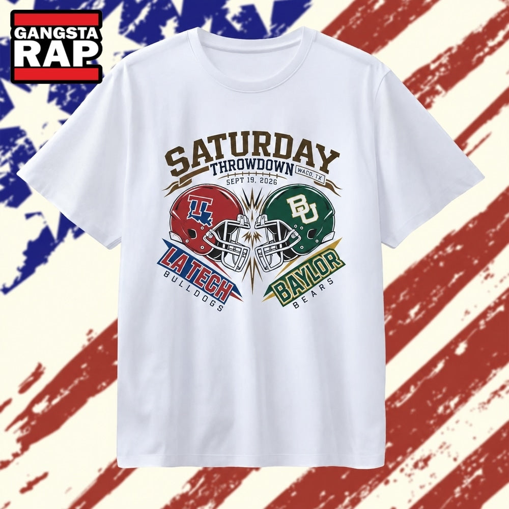Saturday Throwdown La Tech Bulldogs vs Baylor Bears Sept 19 2026 T Shirt