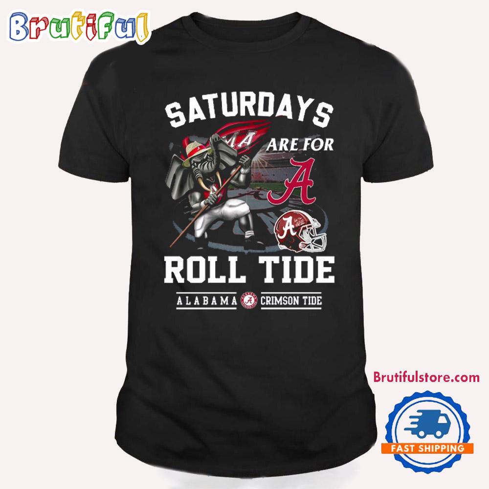 Saturdays Are For Roll Alabama Crimson Tide 2024 T Shirt