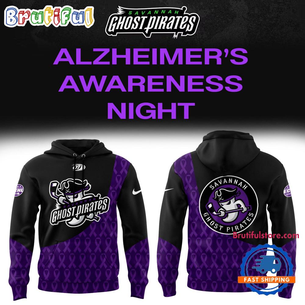 Savannah Ghost Pirates Alzheimer’s Awareness Night Limited Edition Hoodie