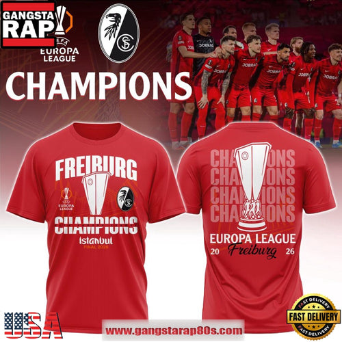 SC Freiburg Europa League Champions 2026 Unisex T-Shirt