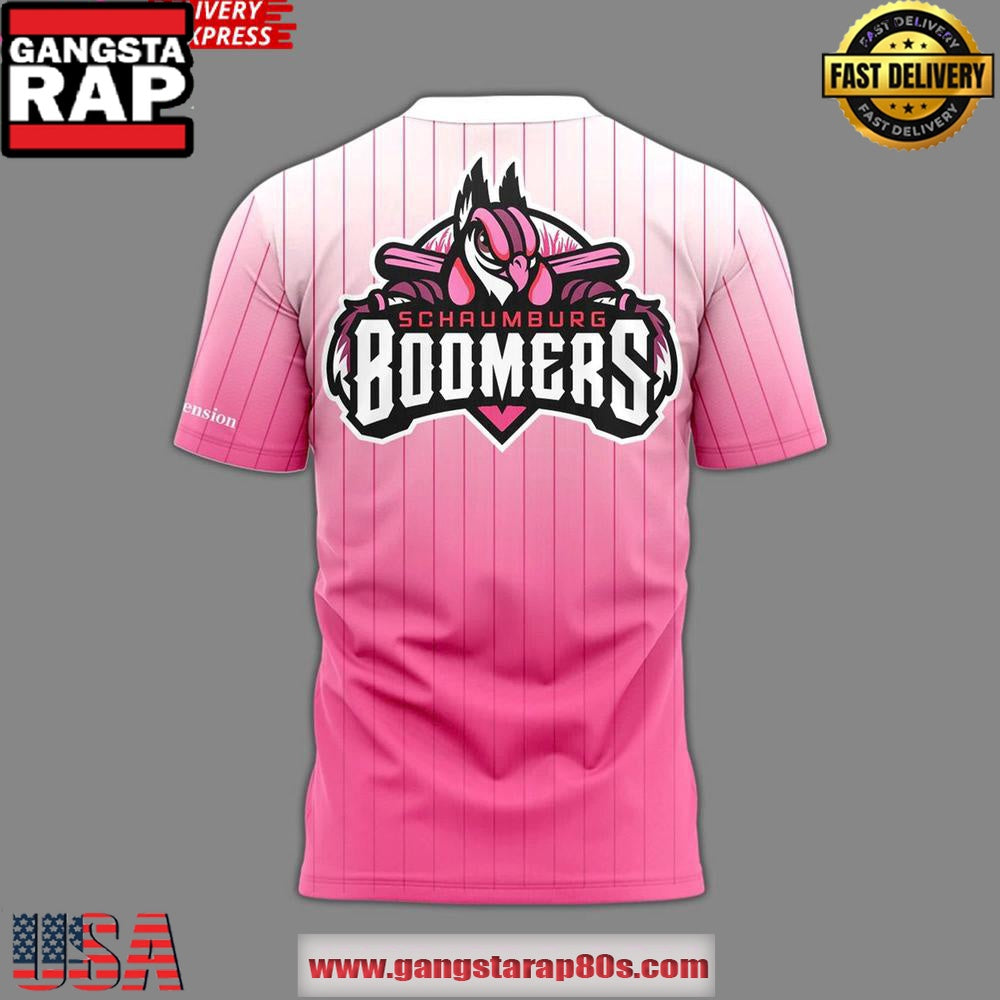 Schaumburg Boomers Breast Cancer Awareness Night 2025 T Shirt
