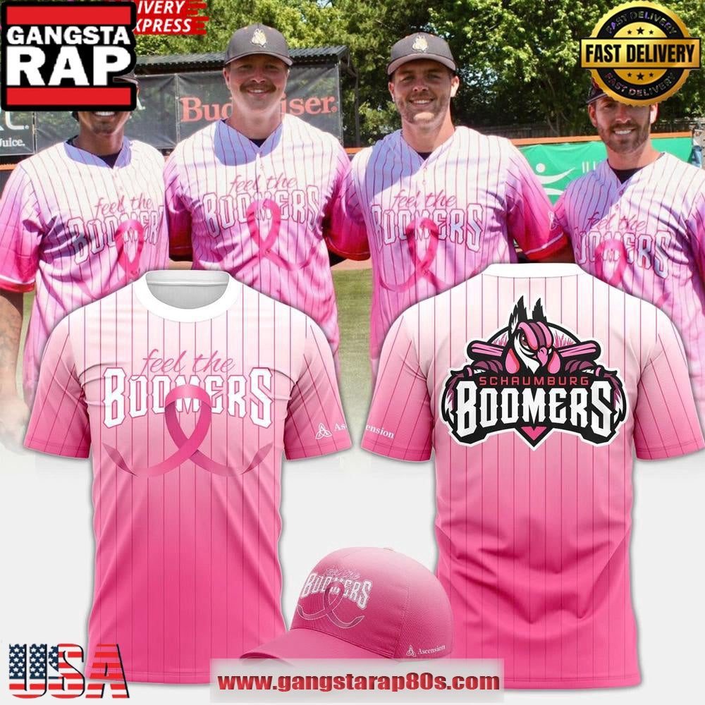 Schaumburg Boomers Breast Cancer Awareness Night 2025 T Shirt