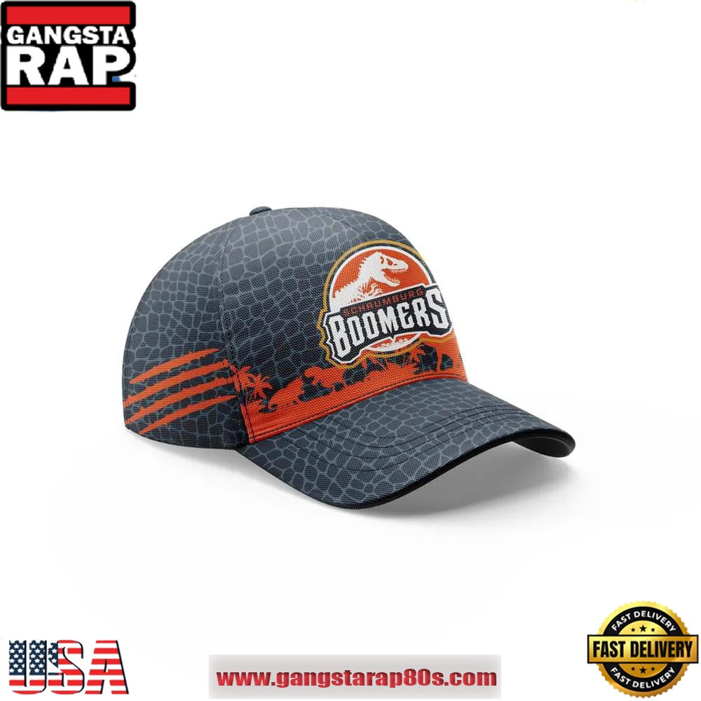 Schaumburg Boomers Jurassic Ballpark Limited Edition Classic Cap Snapback Hats