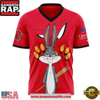 Schaumburg Boomers x Chuck Jones Looney Tunes Limited Edition Custom Football Jersey