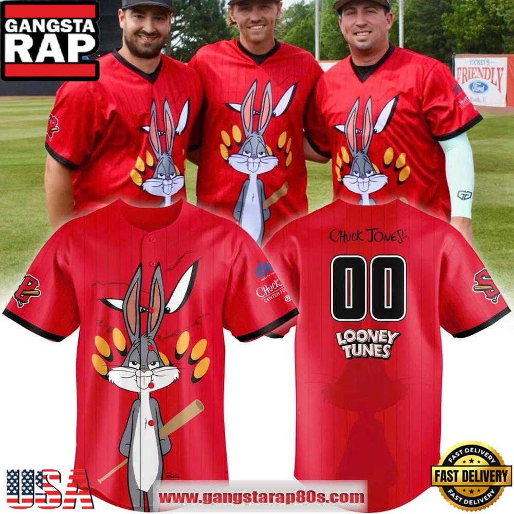 Schaumburg Boomers x Looney Tunes Limited Edition Custom Baseball Jersey Shirt