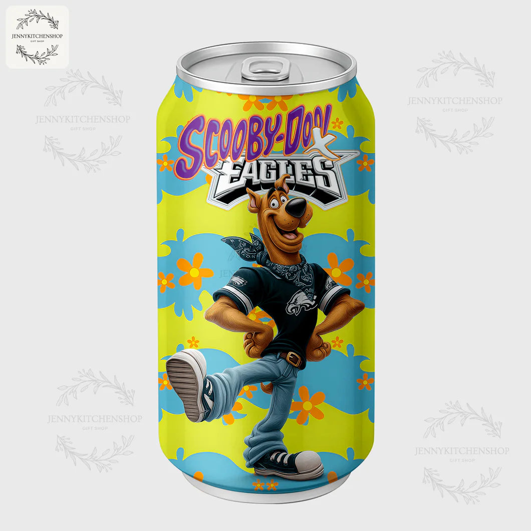 Scooby-Doo x Philadelphia Eagles Custom Coca Tumbler