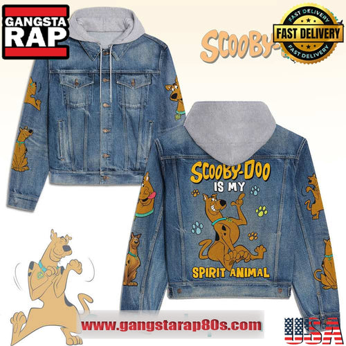 Scooby Doo is my Spirit Animal Hooded Limited Edition Denim Jacket
