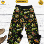 Scooby Doo Just Smoke Let That Shit Go Weed Pajamas Set