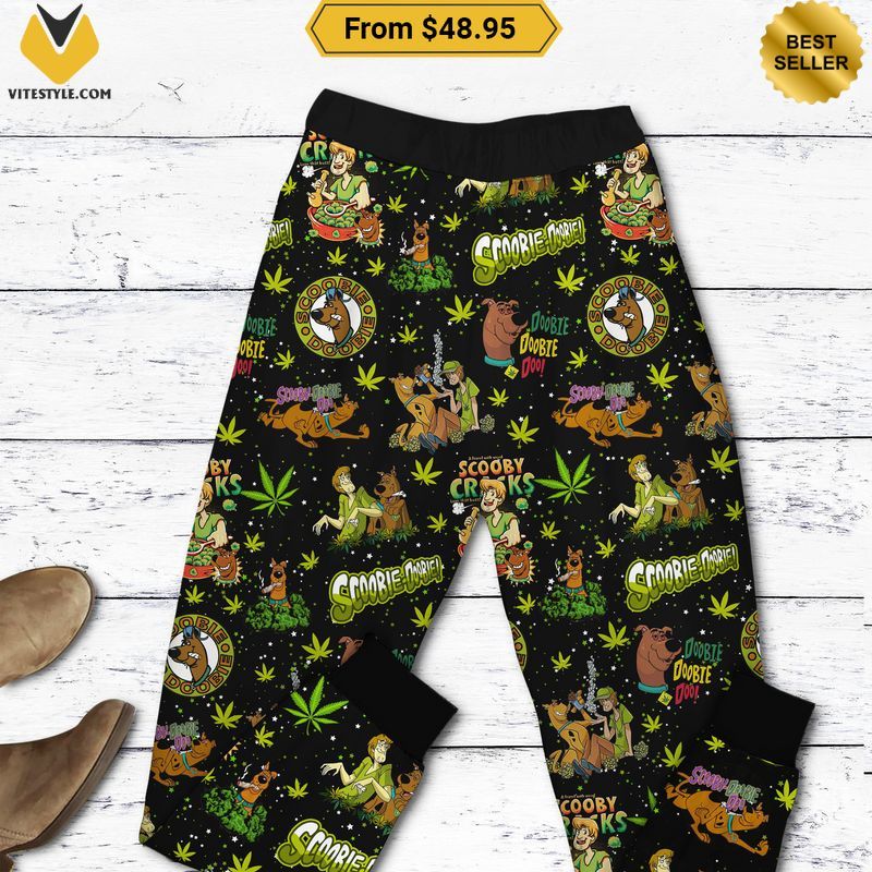 Scooby Doo Just Smoke Let That Shit Go Weed Pajamas Set