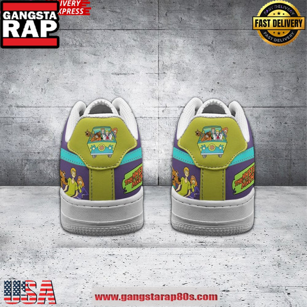 Scooby Doo Mystery Machine Air Force 1 Sneakers Shoes