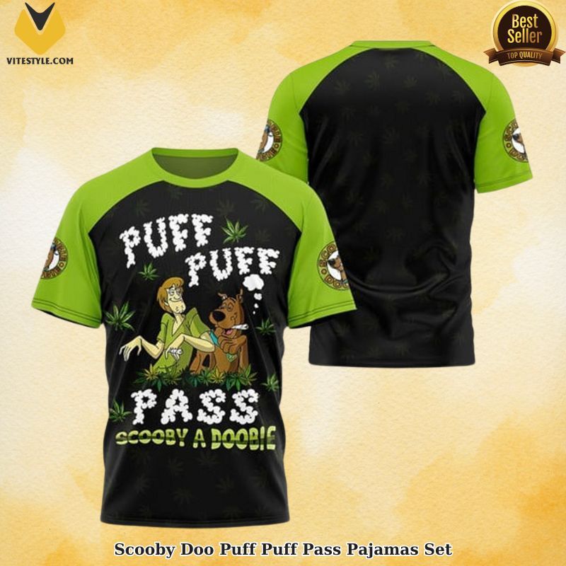 Scooby Doo Puff Puff Pass Pajamas Set
