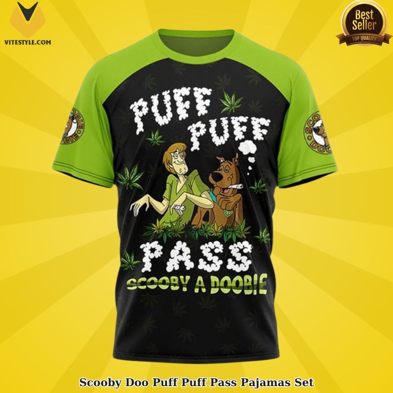 Scooby Doo Puff Puff Pass Pajamas Set