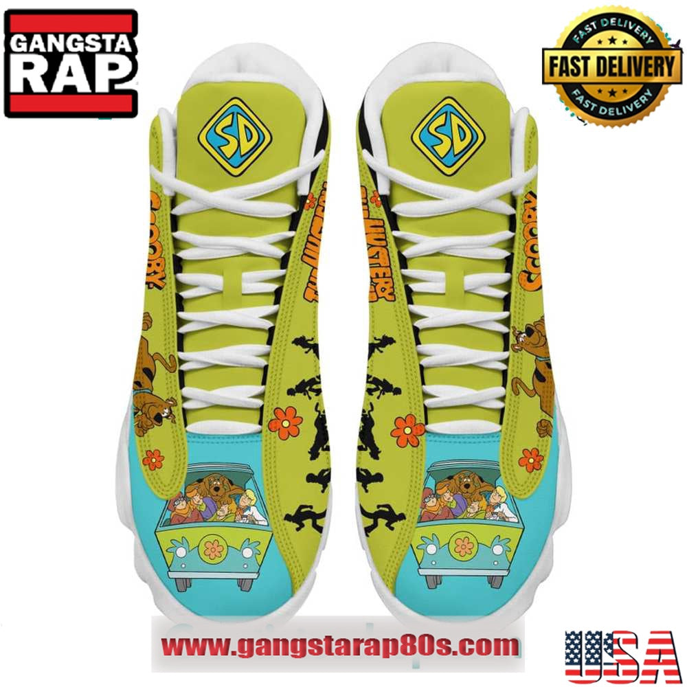 Scooby Doo The Mystery Machine Air Jordan 13 Sneakers Shoess