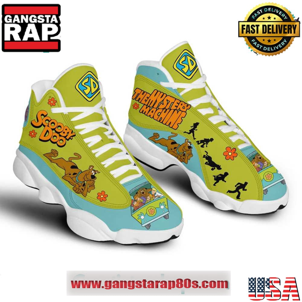 Scooby Doo The Mystery Machine Air Jordan 13 Sneakers Shoess