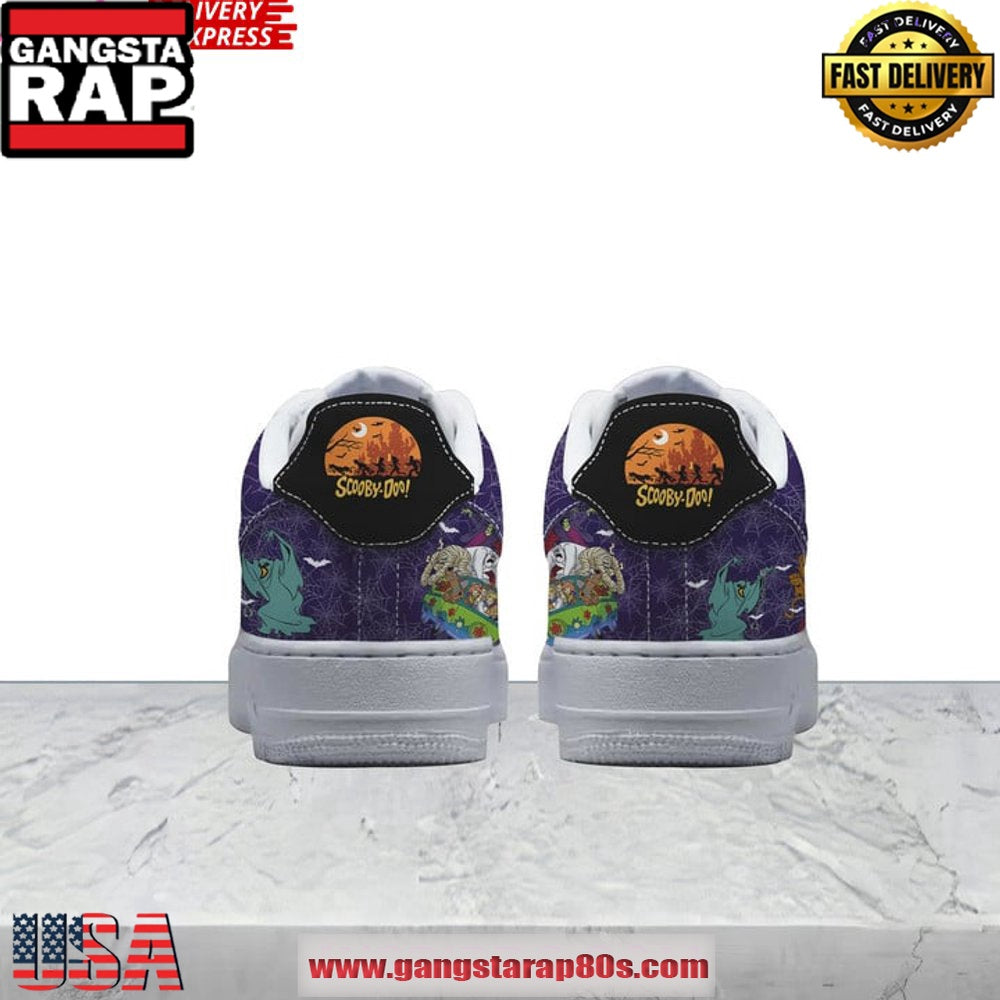 Scooby Doo Where Are You Limited Edition Air Force 1 Running Sneakers Shoes