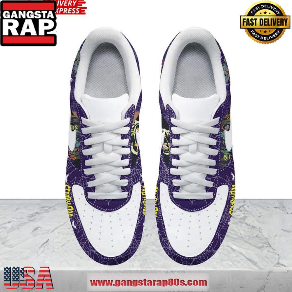 Scooby Doo Where Are You Limited Edition Air Force 1 Running Sneakers Shoes